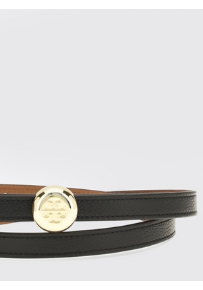 TORY BURCH Romy Reversible Leather Belt with Double T Buckle