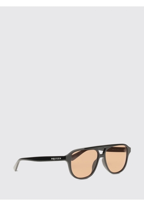 McQueen Square Acetate Sunglasses with Contrasting Logo