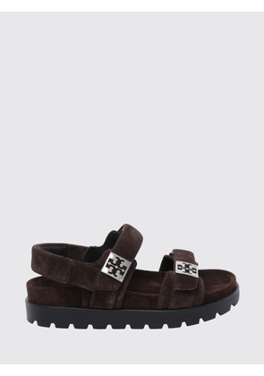TORY BURCH Mellow Suede Platform Sandals with Double T Logo