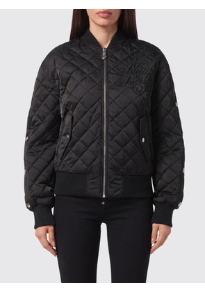 PHILIPP PLEIN Quilted Nylon Bomber Jacket with Zip Closure and Hexagon Logo