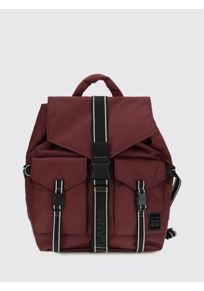 GANNI Backpack Woman color Wine