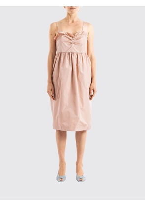 CHLOÉ Off-the-Shoulder Midi Cocktail Dress in Taffeta with Square Neckline