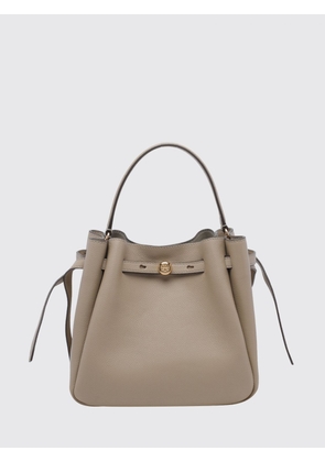TORY BURCH Romy Mini Handbag in Pebbled Leather with a Flared Shape