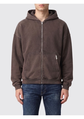REPRESENT Zip-Up Hoodie in Cotton with Pouch Pocket and Logo