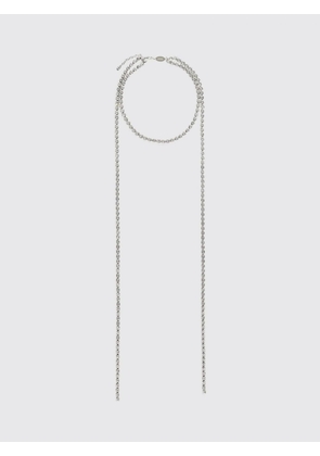 DSQUARED2 City Nights Chrome-Plated Brass Necklace with Crystals