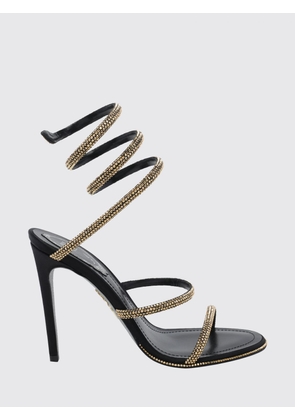 RENE CAOVILLA Cleo Crystal-Embellished Spiral Strap High-Heeled Sandals