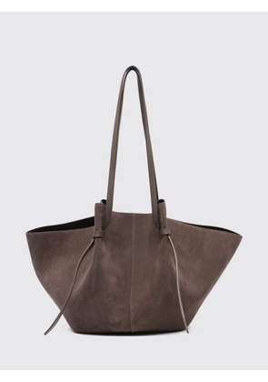 YUZEFI Large Mochi Suede Shoulder Bag with Double Handle