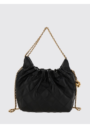 TORY BURCH Fleming Mini Leather Shoulder Bag with Chain Handle