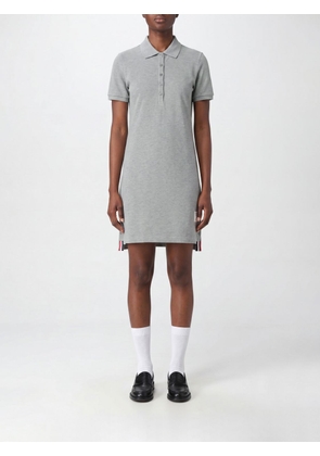THOM BROWNE 4-Bar Detail Cotton Mini Polo Dress