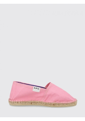 A. P.C. Cotton Espadrilles with Round Toe and Low Heel