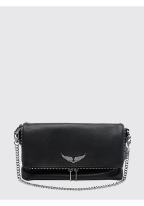 ZADIG & VOLTAIRE Rocky Studded Grained Calf Leather Crossbody Bag