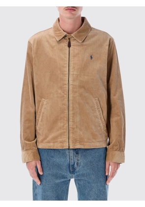 POLO RALPH LAUREN Wynton Velvet Shirt Jacket with Embroidered Logo