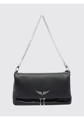 ZADIG & VOLTAIRE Rocky II Grained Calf Leather Crossbody Bag