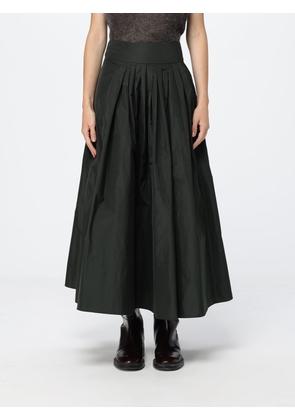 'S Max Mara High-Waisted A-Line Midi Skirt in Technical Fabric