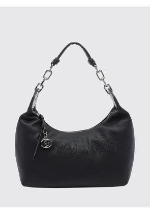 LIU JO Grained Faux Leather Shoulder Bag with Zip Closure