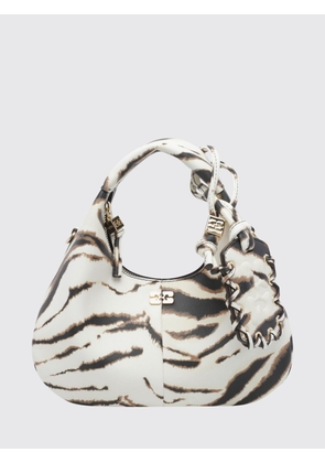 GANNI Shoulder Bag Woman color Beige