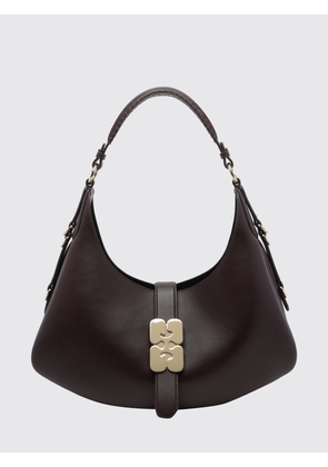 GANNI Shoulder Bag Woman color Brown