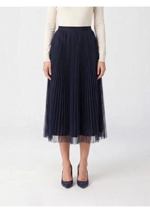 FABIANA FILIPPI Pleated Crêpe Midi Skirt with a High Elasticated Waist