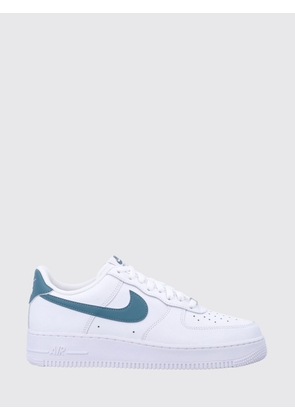 NIKE Air Force 1 '07 Smooth Leather Trainers with Perforated Toe and Swoosh Logo