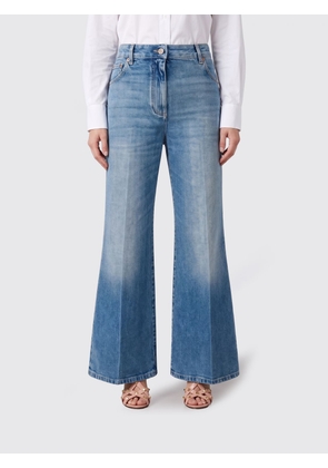 VALENTINO GARAVANI High-Waisted Flare Jeans in Cotton Denim