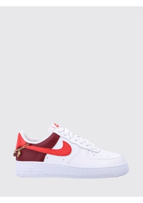 NIKE Air Force 1 '07 Grained Leather Trainers with Charm and Embroidered Logo