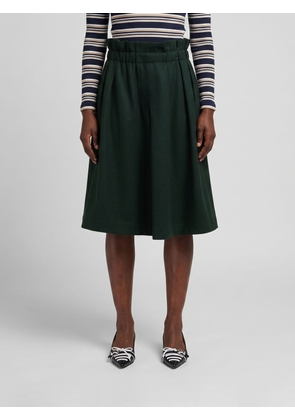 MARNI A-Line Polyester Midi Skirt with Rear Zip Closure
