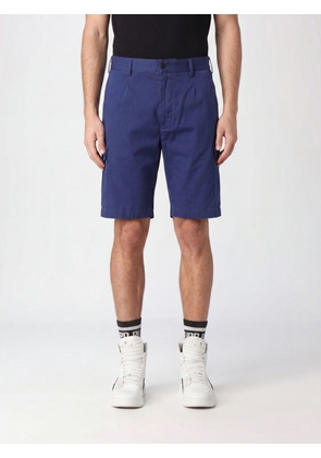 PHILIPP PLEIN Knee-Length Cotton Cargo Shorts with Multiple Pockets