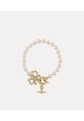 Vivienne Westwood Rigoberta Pearl Bracelet Gold-white-crystal-creamrose-pearl Gold-white-crystal-creamrose-pearl Women