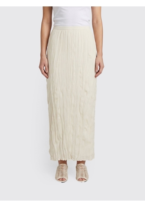 TOTEME Long Pencil Skirt in Viscose-Blend with Elasticated Waist