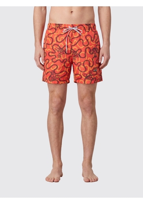 VIVIENNE WESTWOOD Orb Monogram Polyamide Swimming Trunks with Elasticated Waist