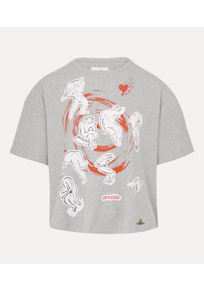 Vivienne Westwood Get A Life Box T-shirt Cotton Grey XL Unisex