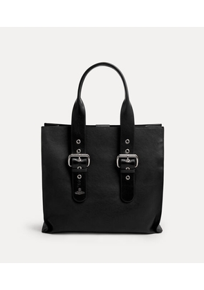 Vivienne Westwood Alex Tote Bag Supple Leather Black