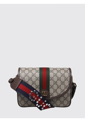 GUCCI Ophidia Mini Crossbody Bag in GG Supreme Fabric with Monogram