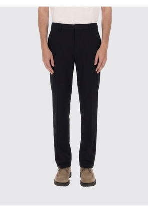 EMPORIO ARMANI Slim Fit Twill Chino Trousers with Mid-Rise Waist