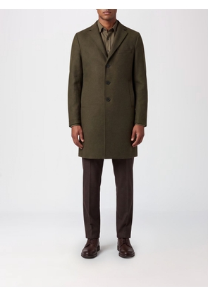 HARRIS WHARF LONDON Single-Breasted Short Coat in 100% Virgin Wool with Lapels