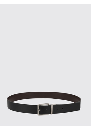 HUGO Reversible Grained and Smooth Leather Belt with Engraved Logo