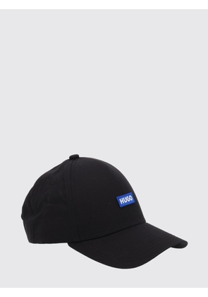 HUGO Cotton Baseball Cap with Logo Patch and Velcro Closure
