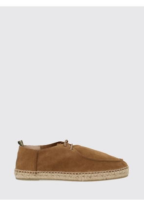 CASTAÑER Ned Two-Tone Suede Cowhide Lace-Up Espadrilles