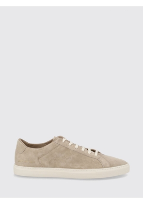 COMMON PROJECTS Achilles Taupe Suede Low-Top Sneakers