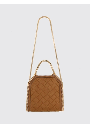 STELLA MCCARTNEY Falabella Woven Faux-Suede Handbag