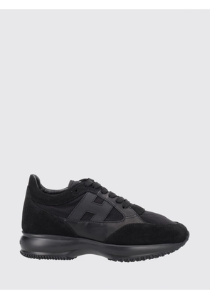HOGAN Interactive Nylon and Suede Sneakers with H Logo