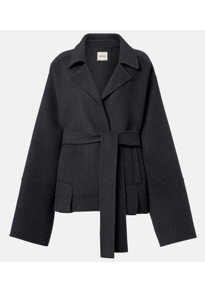 Khaite Alder belted wool jacket