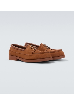 Bottega Veneta Pier suede boat shoes