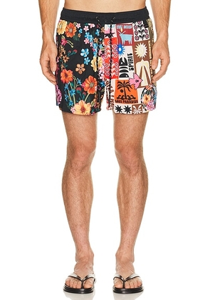 Agua Bendita Cassius Trunks in Multi - Multi. Size 30 (also in 32, 34, 36).