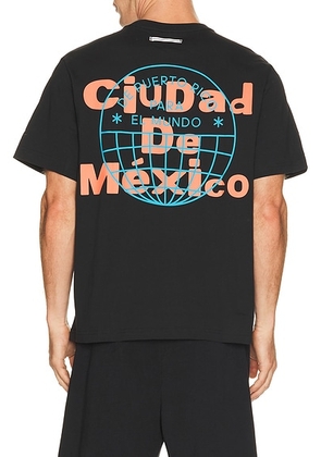 Adidas Originals Para x Bad Bunny DTMF Tour Merch Tee in Ciudad De Mexico Black - Black. Size M (also in S, L, XL/1X, XXL/2X).