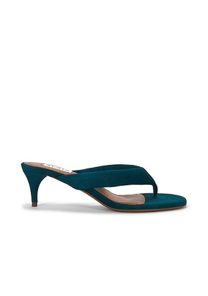 ALAÏA Padded Sandal in Bleu De Chine - Blue. Size 37 (also in 41).