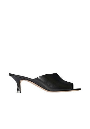 The Row Ella Kitten Mule in Black - Black. Size 36.5 (also in 38).