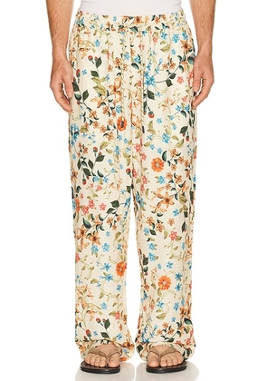 Agua Bendita Rene Pants in Cream - Cream. Size 36 (also in 30, 32, 34).
