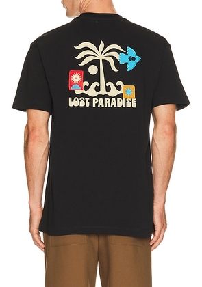 Agua Bendita Phill T-shirt in Black - Black. Size S (also in M, L).