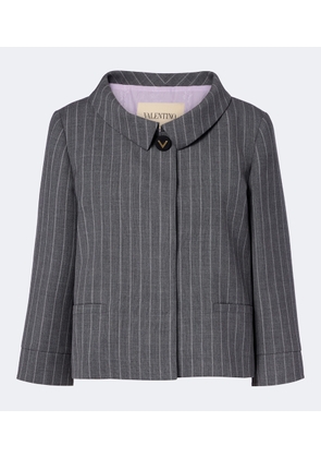 Valentino Pinstripe virgin wool jacket